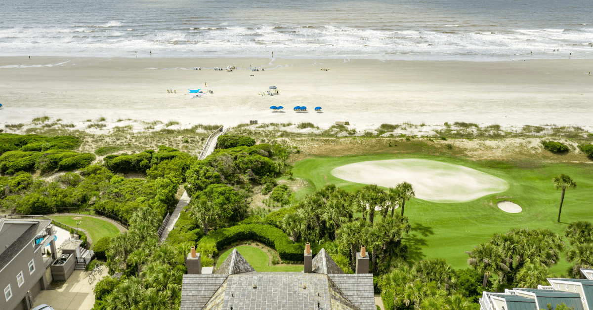 beach aerial