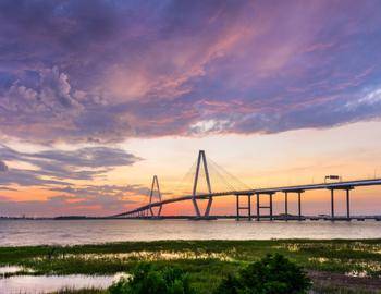 Cooper River Bridge at sunrise