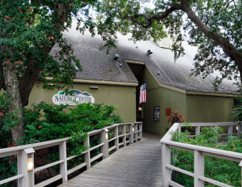 Naure Center entrance at Night Heron Park on Kiawah Island