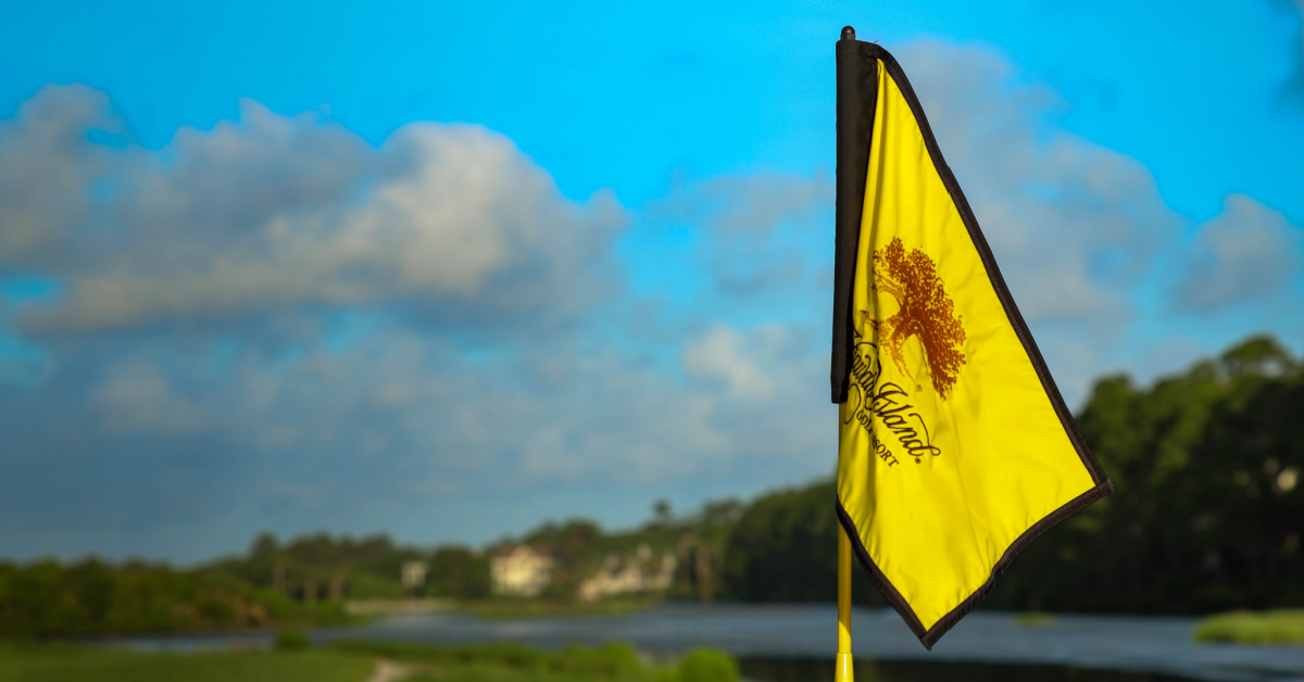 Kiawah Island golf flag