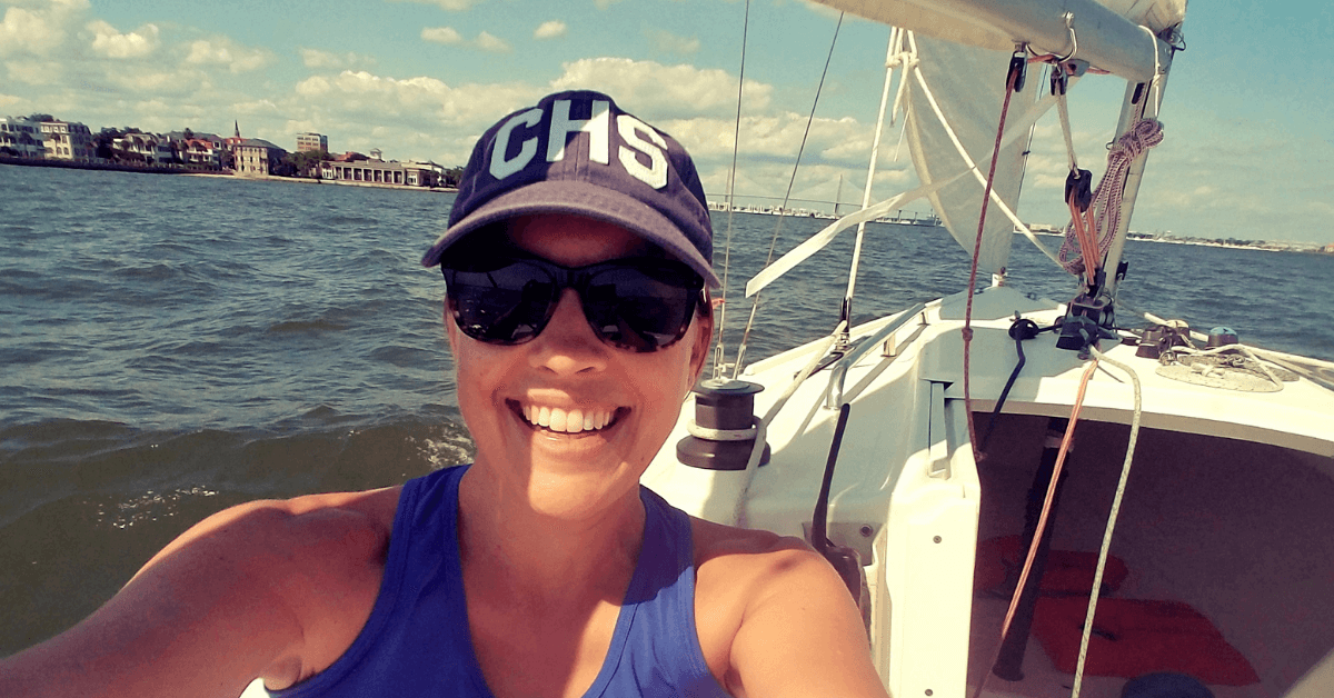 Jennifer Staron boat Charleston harbor