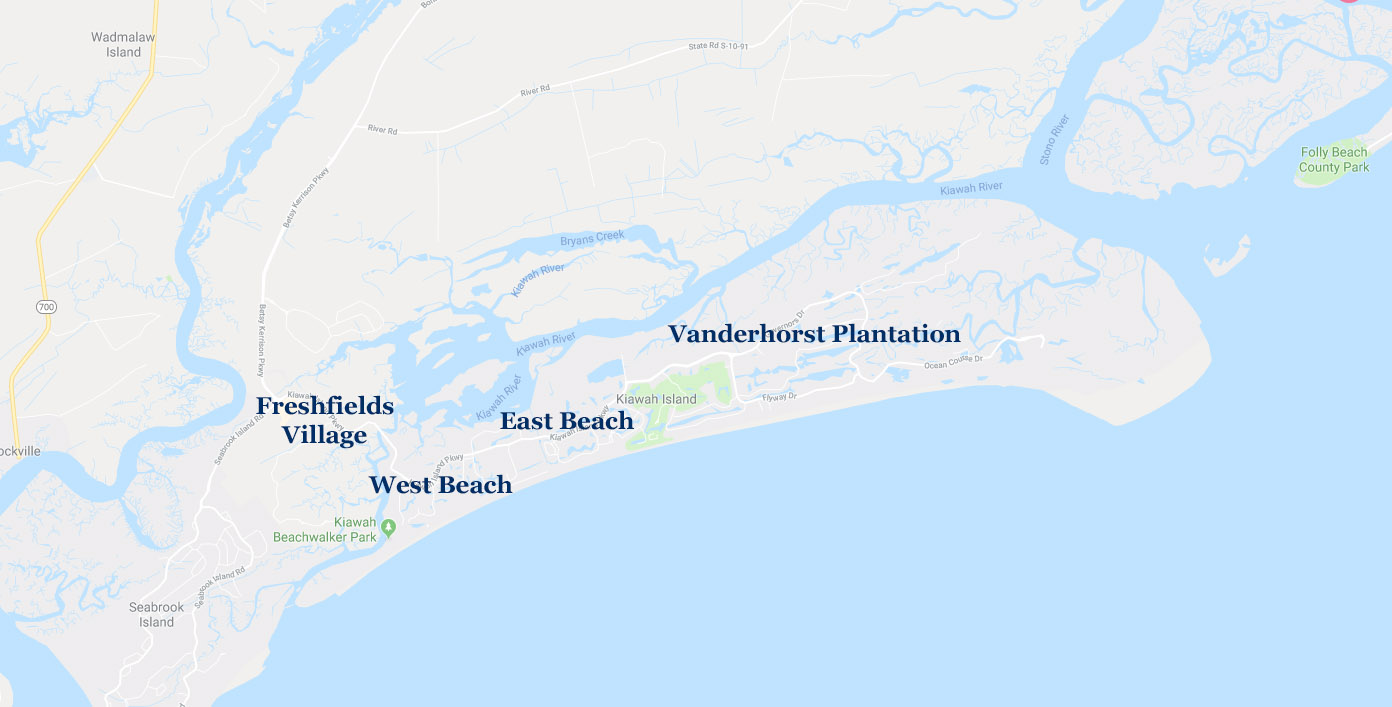 kiawah island area map