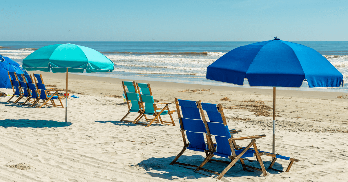 beach chairs on kiawah island