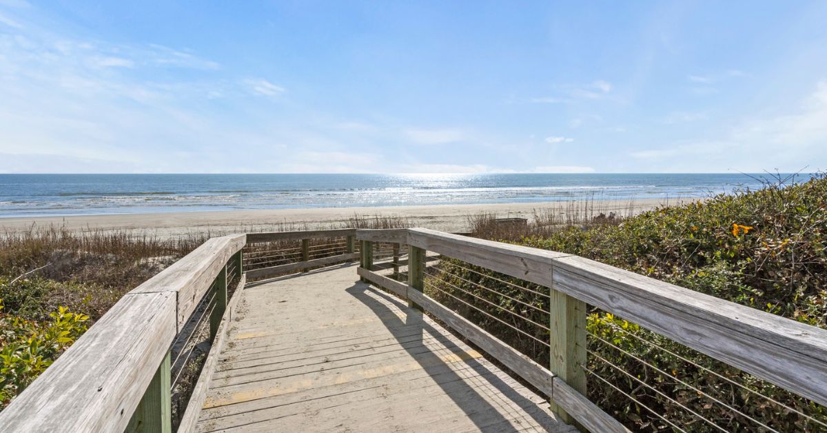 kiawah island beach boardwalk